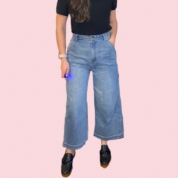 Free People Denim - Free People Berlin CRVY Wide-Leg Jeans